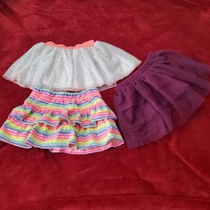 🛑EUC 5 Tutu/Skirts Girls Multi Color 2T For $14